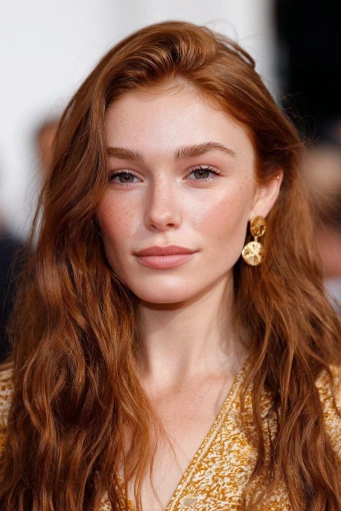 Copper Auburn for Green Eyes