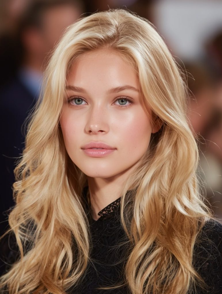 Honey Blonde for Hazel Eyes