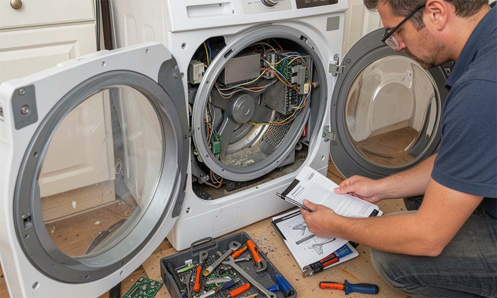 Samsung dryer not heating